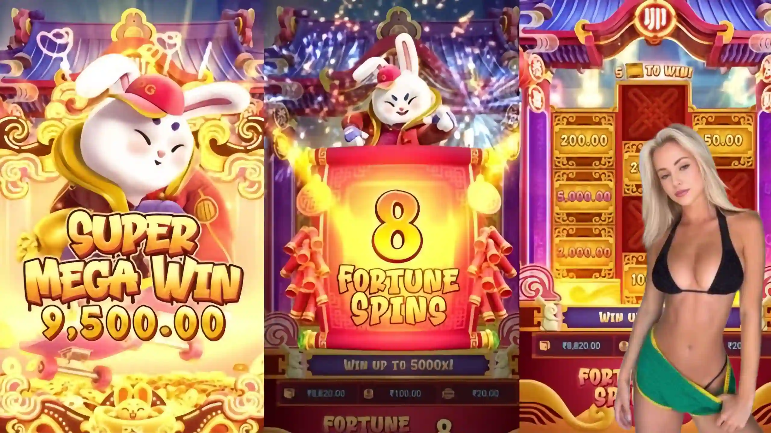 Wild Expansivo Fortune Rabbit oi55 - Coelho Dourado que Expande